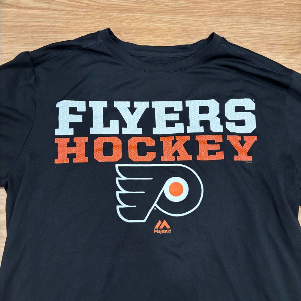 Philadelphia Flyers Hockey Majestic Performance Shirt - Picture 2 of 3